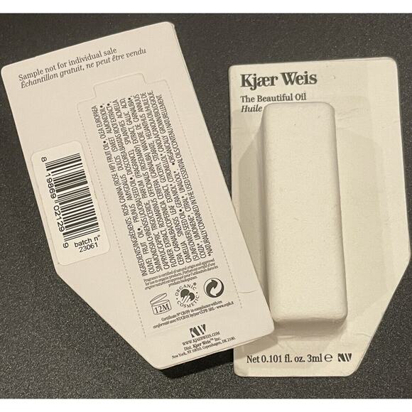 (2) Kjaer Weis The Beautiful Oil 3 ml Mini Face Oil New - Picture 2 of 2